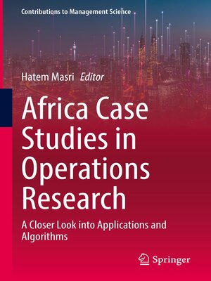 cover image of Africa Case Studies in Operations Research